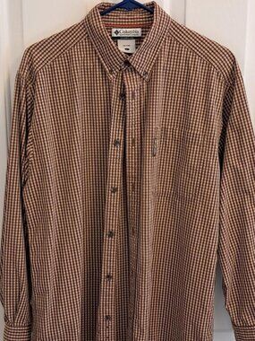 Men's Columbia Long Sleeve Shirt, Large